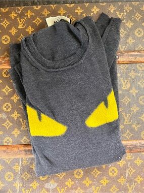Fendi Men’s Monster Eye Sweater